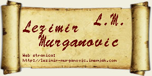 Ležimir Murganović vizit kartica
